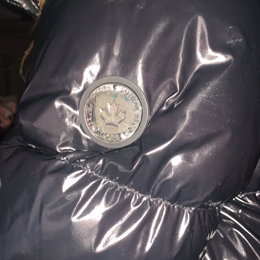 NOIZE Shiny Black Puffer Jacket - Picture 13 of 14